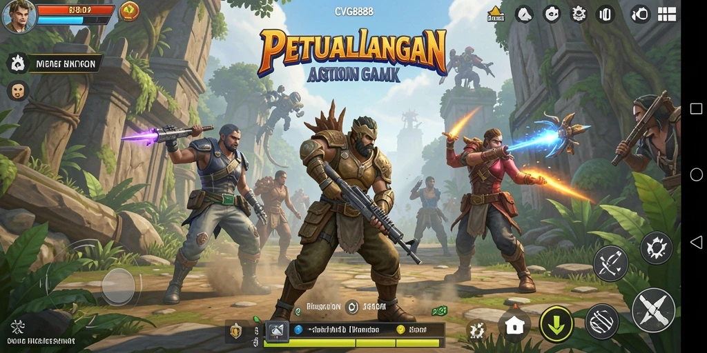 Tampilan gameplay seru di dunia ARPG CVG8888.