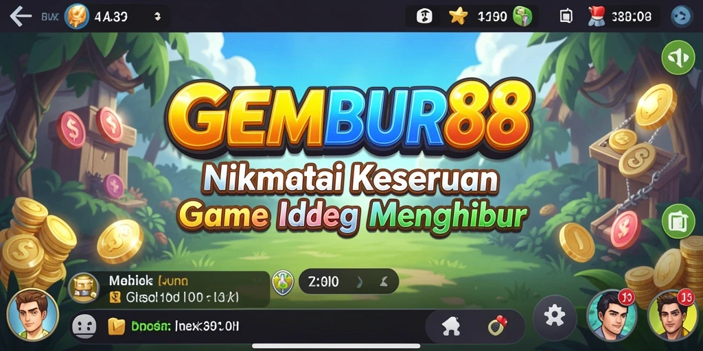Tampilan gameplay yang seru dan interaktif di GEMBUR88.