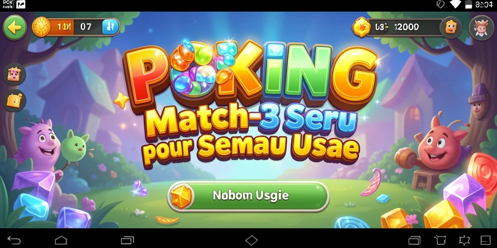 Screenshot gameplay PGKING yang memukau dan penuh warna.