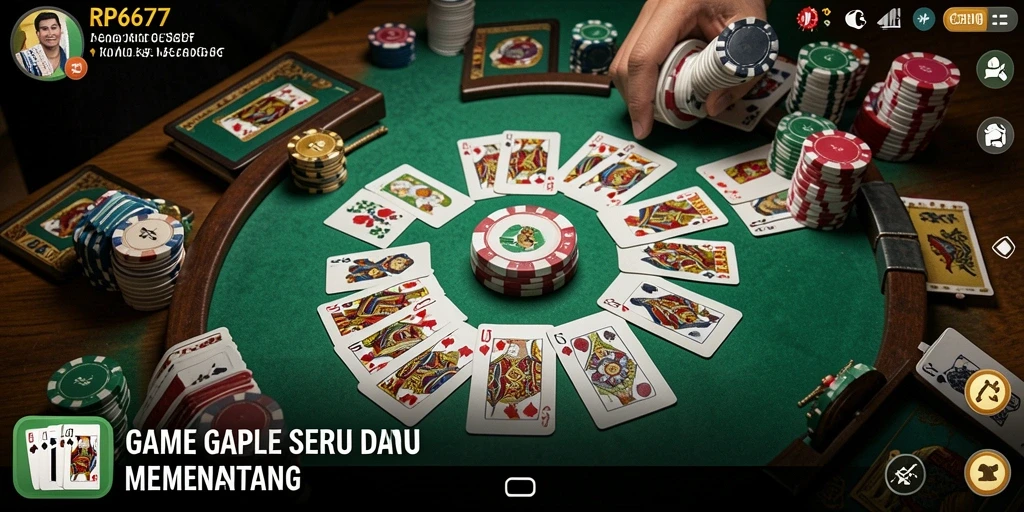 Tampilan gameplay seru dan menarik dari RP6677.