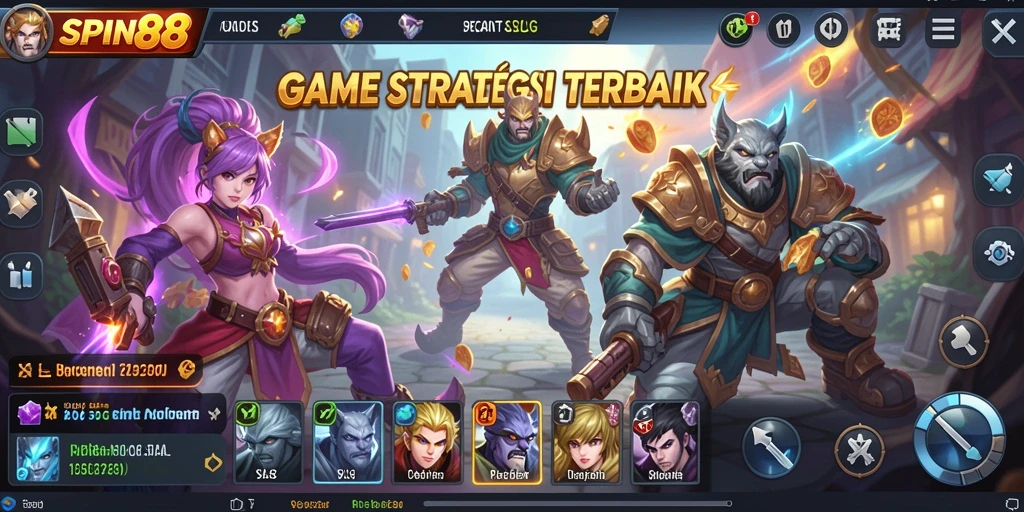 Screenshot gameplay SPIN88 menampilkan aksi strategis yang mendebarkan.